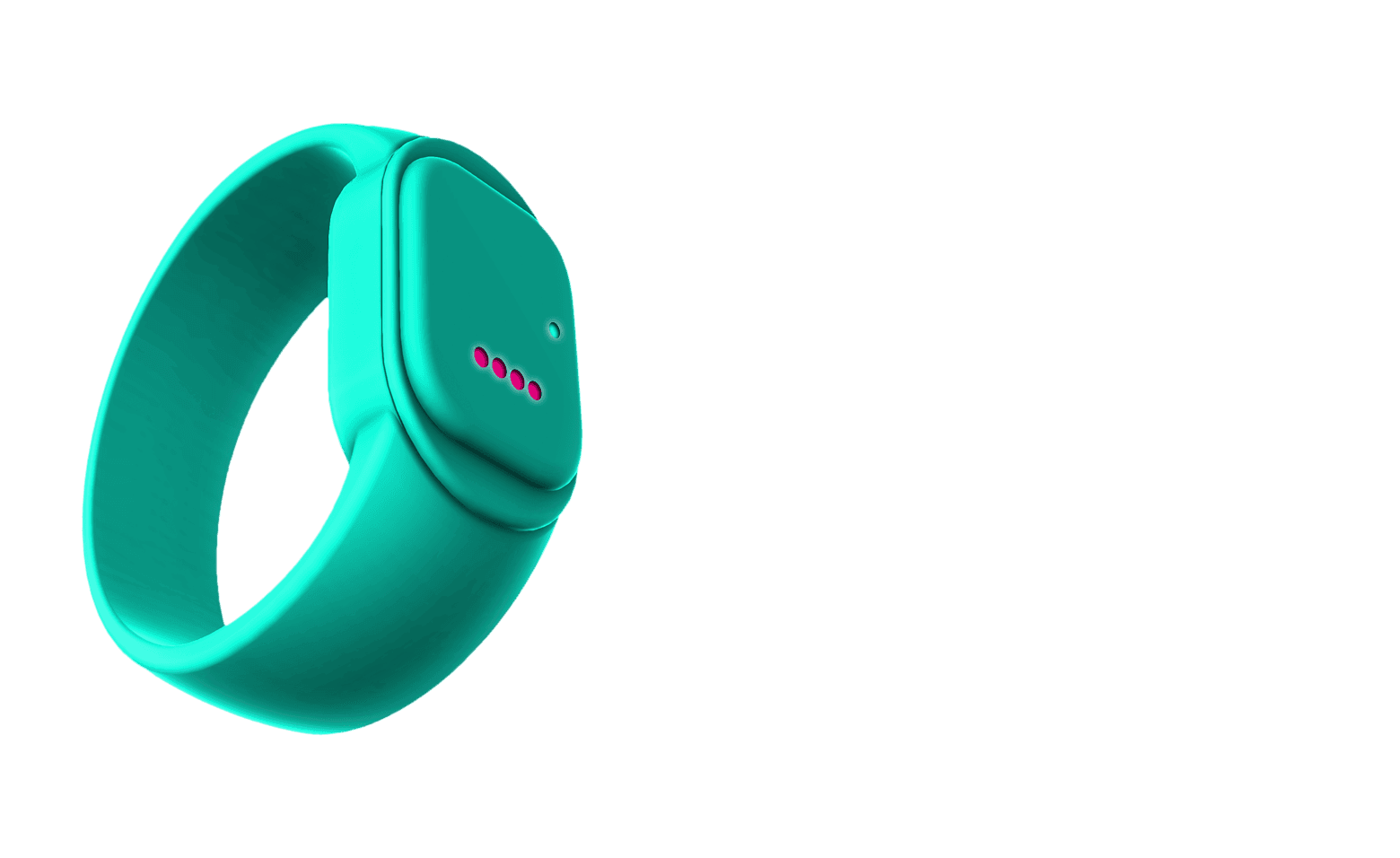 A reusable JumpHeroez wristband, scanned at the till to start a player profile